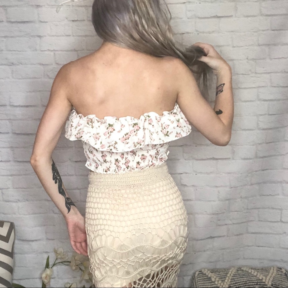 NEW Floral Tube Top - Picture 8 of 9